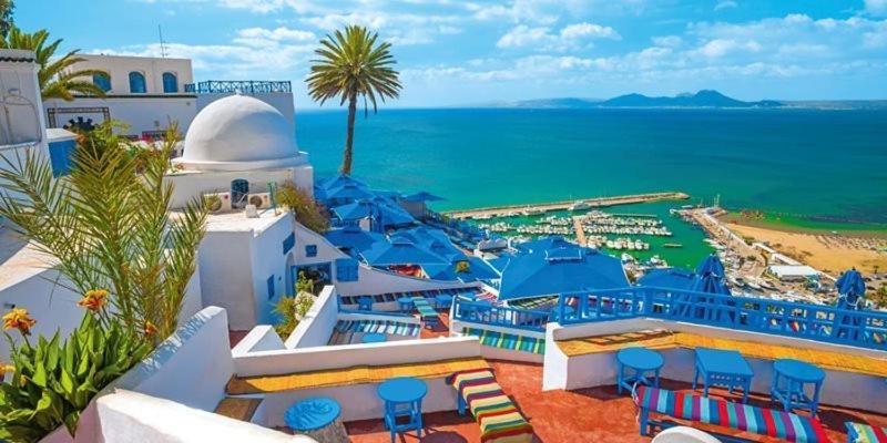 The Blue And White Perle Villa Sidi Bou Ali Dış mekan fotoğraf